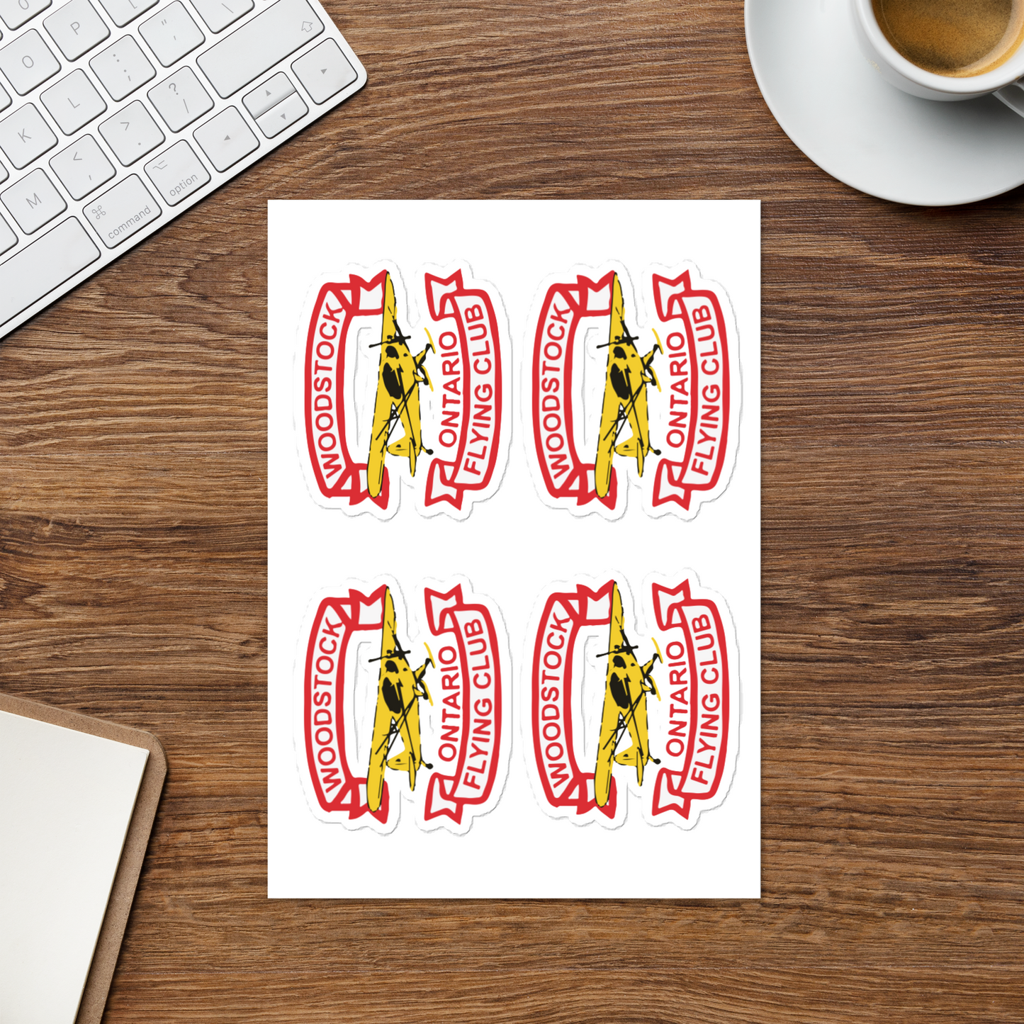 WOFC Stickers sheet of 4